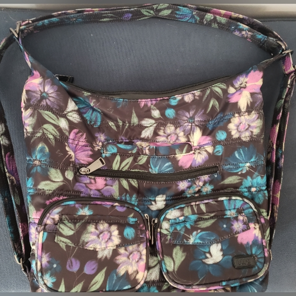 Lug Zipliner in Bloom Black